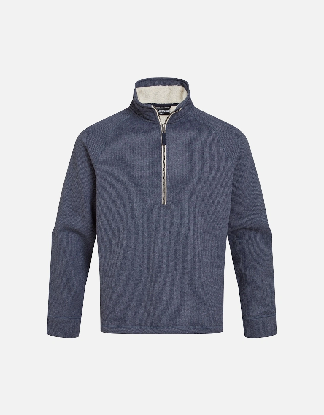 Mens Belton Half Zip Fleece Top, 5 of 4