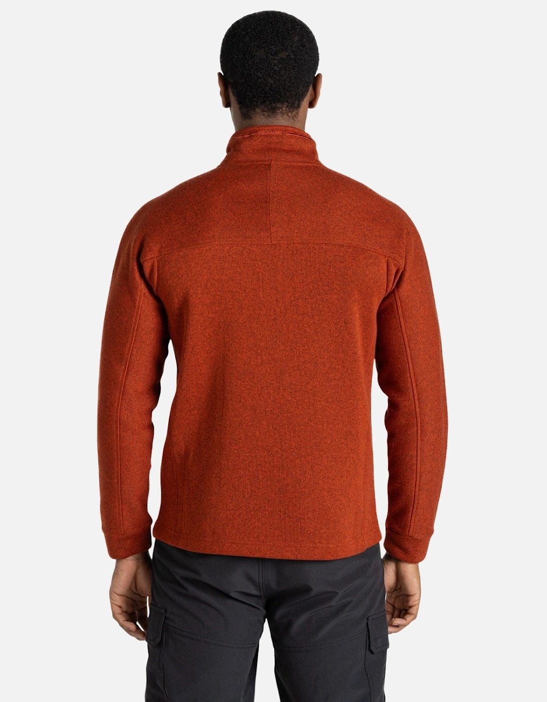 Mens Torney II Marl Half Zip Fleece Top