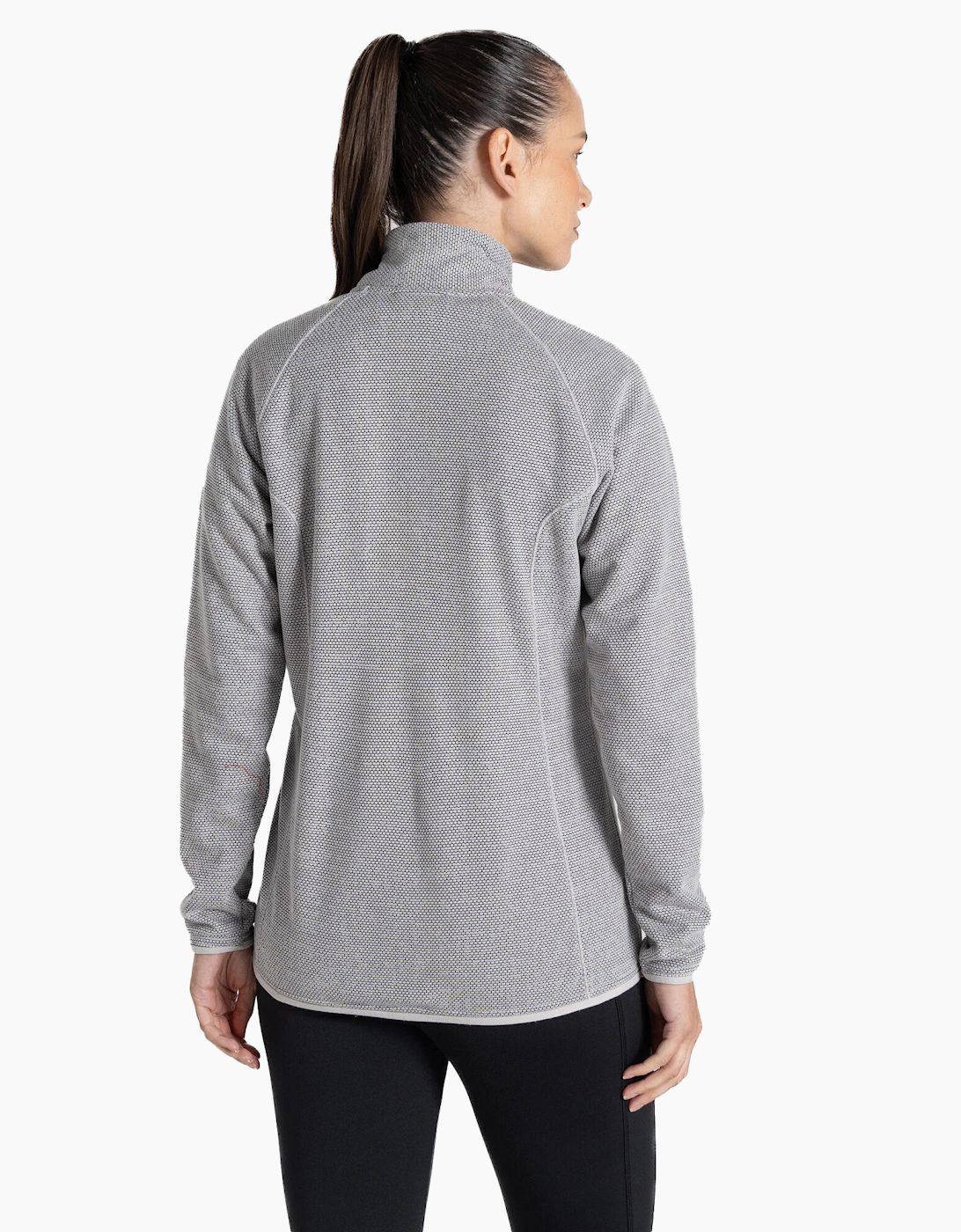 Craghoppers Women's Lunar Grey Marl / Tarvos Full Zip Fleece Jacket - Size 18