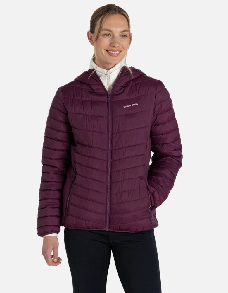 Womens/Ladies Compresslite VIII Hooded Padded Jacket