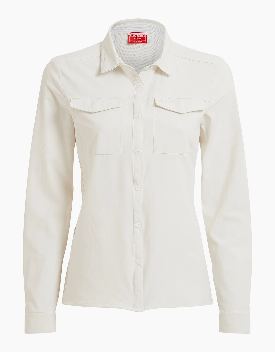 Craghoppers Women's Cinnabar / Nosilife Pro Iii Nosilife Long-Sleeved Shirt - Size 16 UK