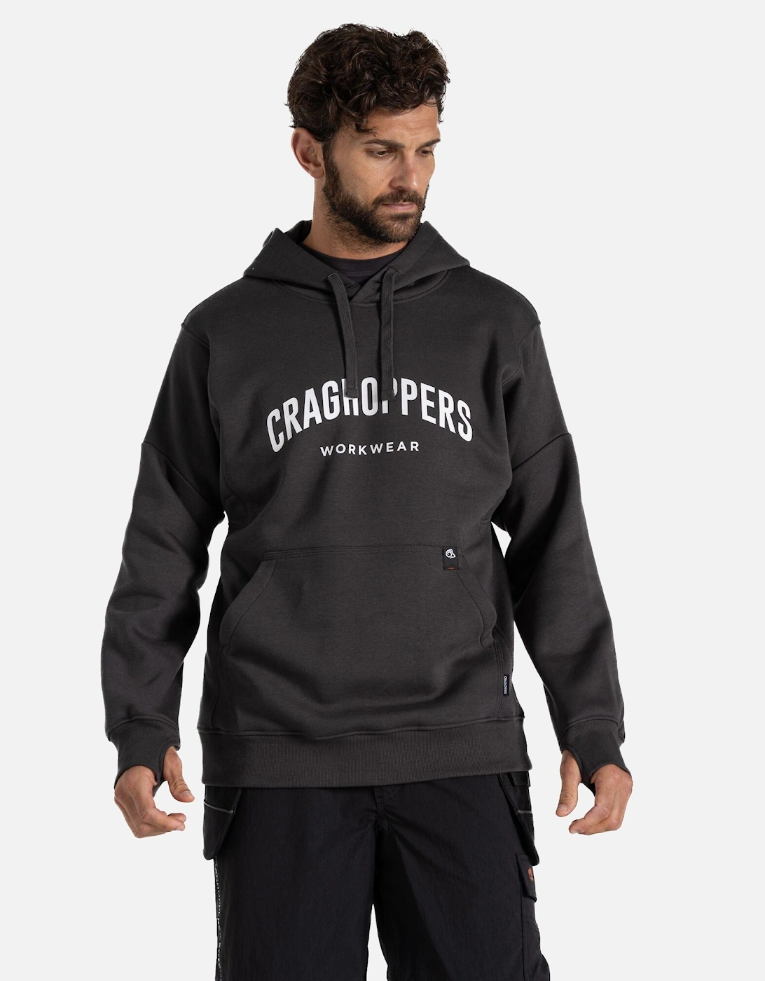 Men's Craghoppers Mens Workwear Oulston Hoodie - Grey - Size: 40