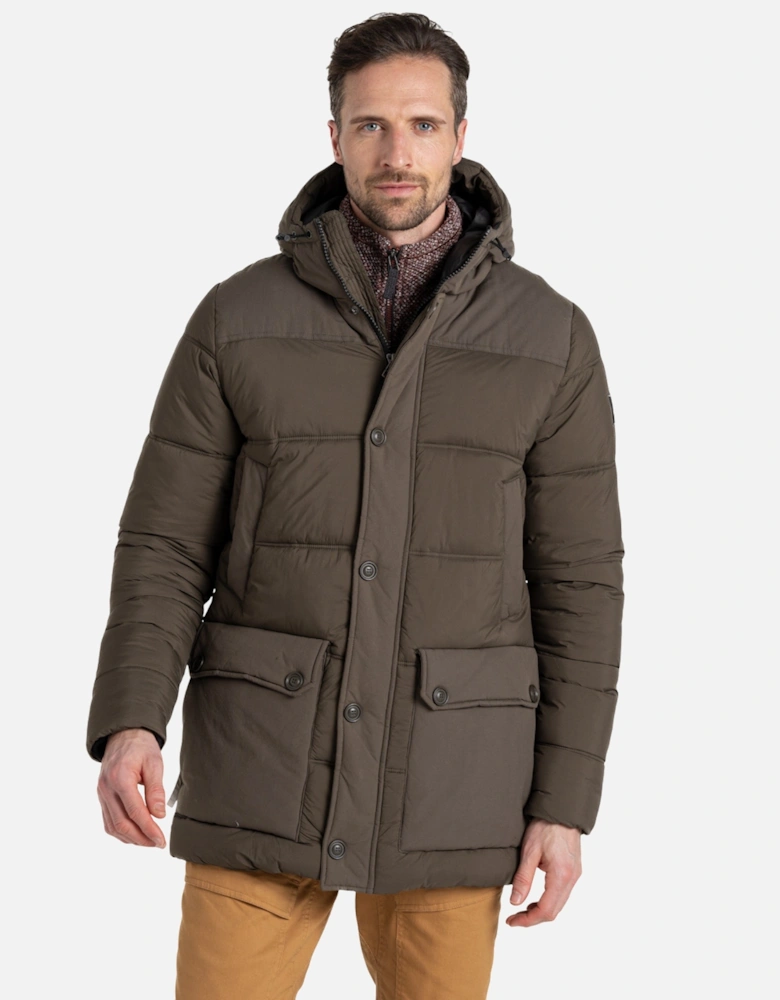 Mens Insulated Hooded Jacket