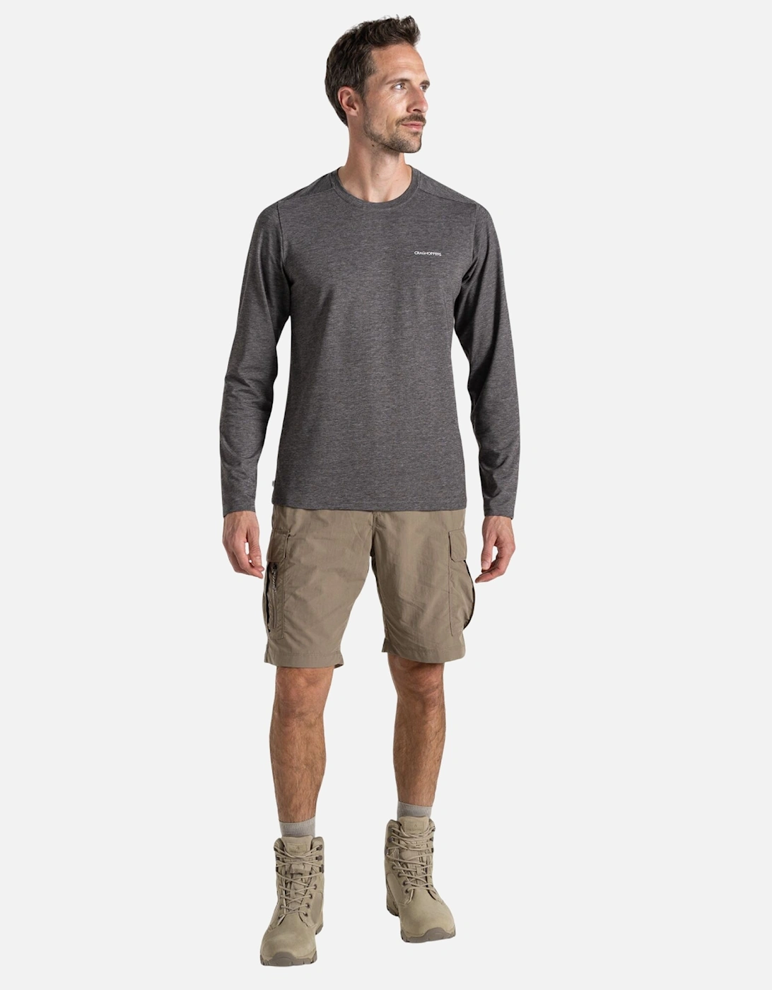 Craghoppers Men's Iii Nosilife Cargo Shorts - Pebble - 40R - Pebble - 100% Recycled Materials - Image 3