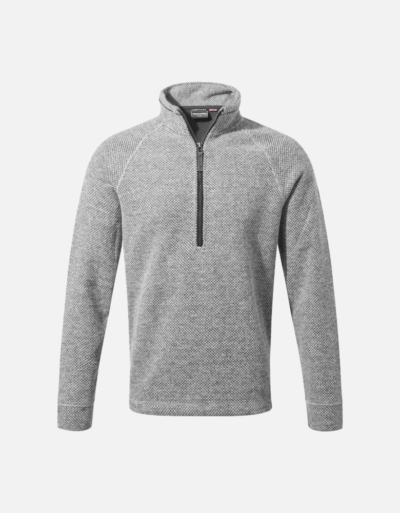 Mens Rubeus Half Zip Fleece Top