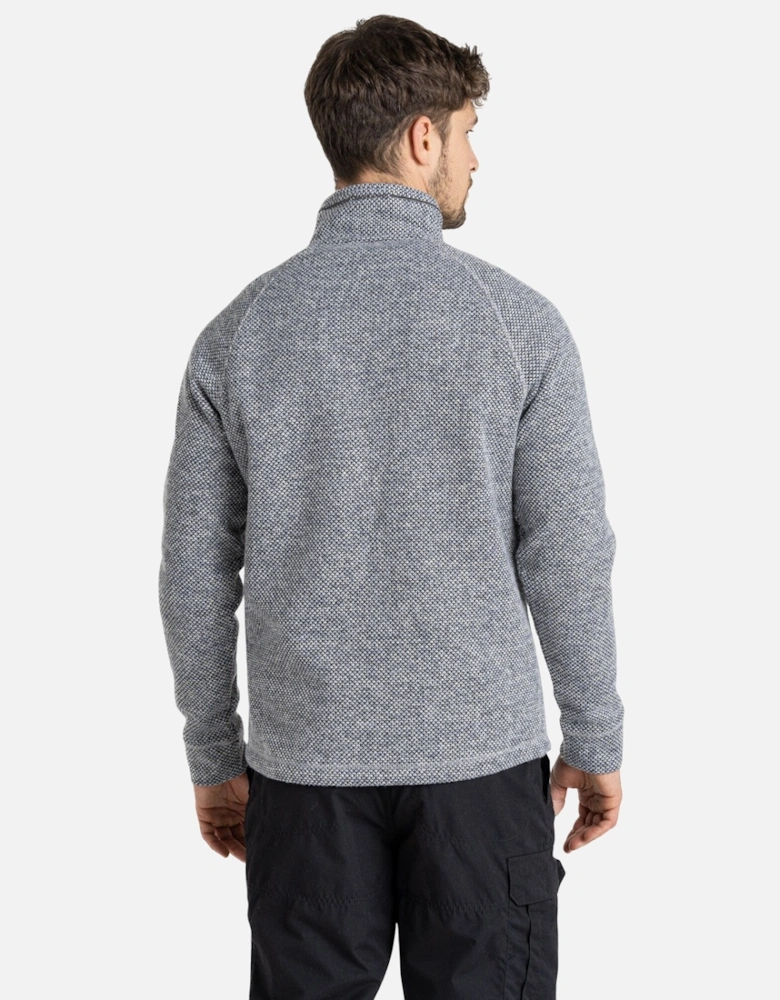 Mens Rubeus Half Zip Fleece Top