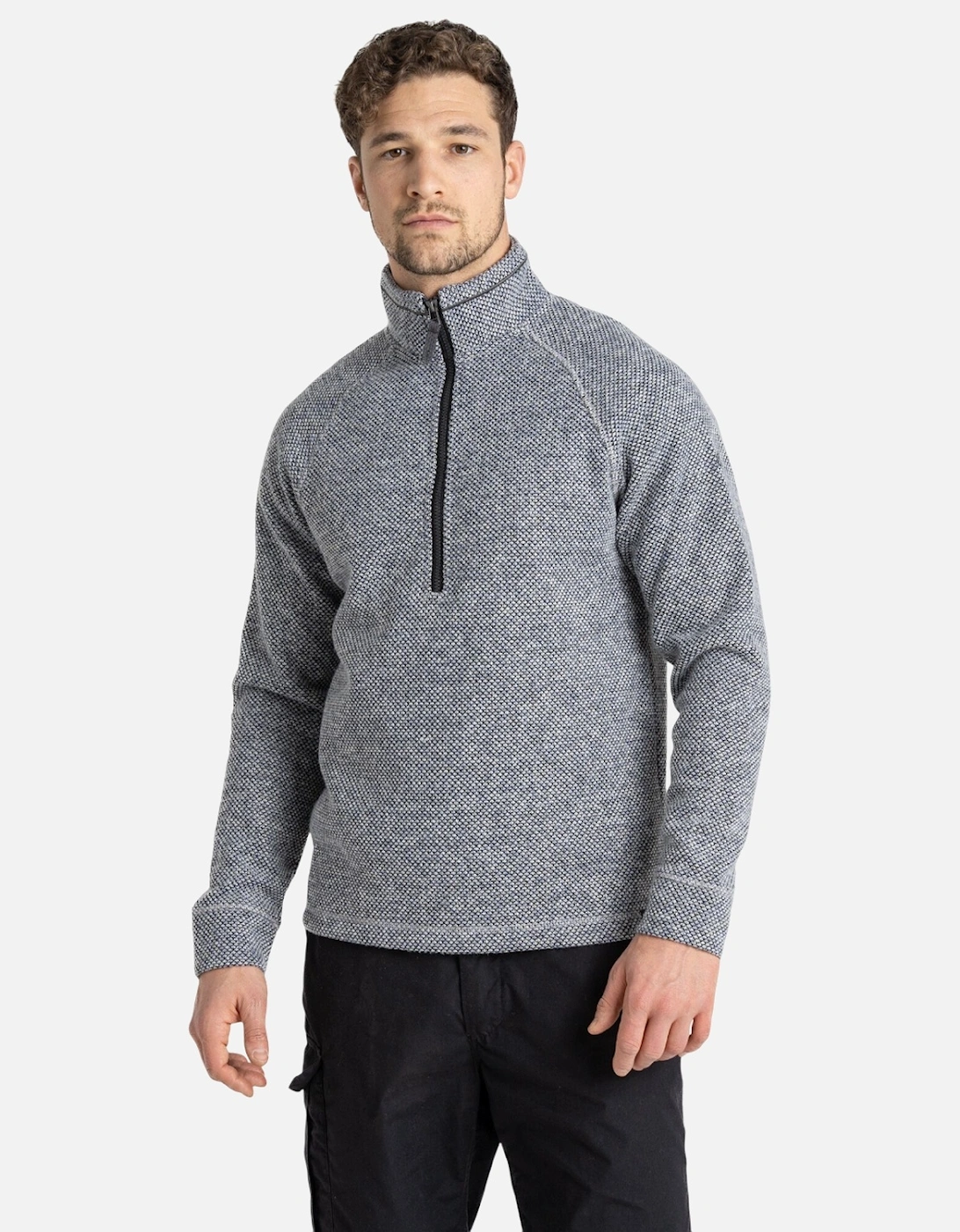 Mens Rubeus Half Zip Fleece Top