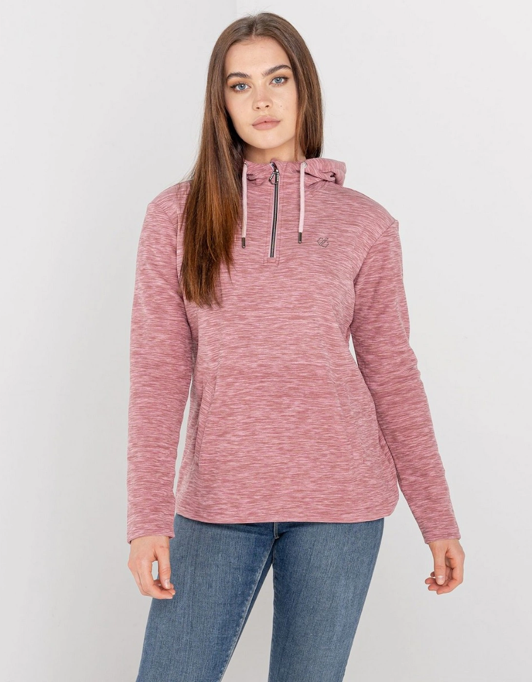 Womens/Ladies Obsessed Half Zip Fleece Top