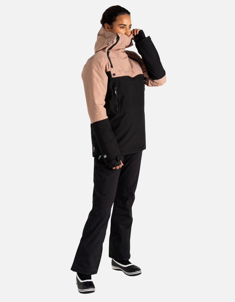 Womens/Ladies Slide Out Colour Block Overhead Ski Jacket