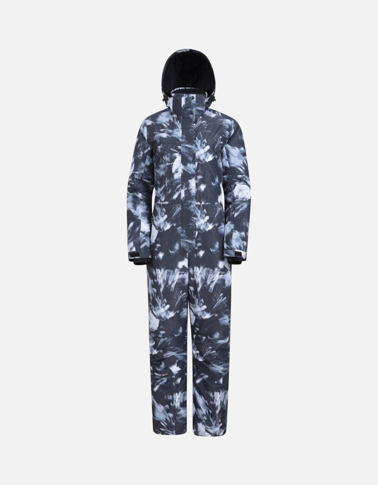 Womens/Ladies Cloud Abstract Ski Suit