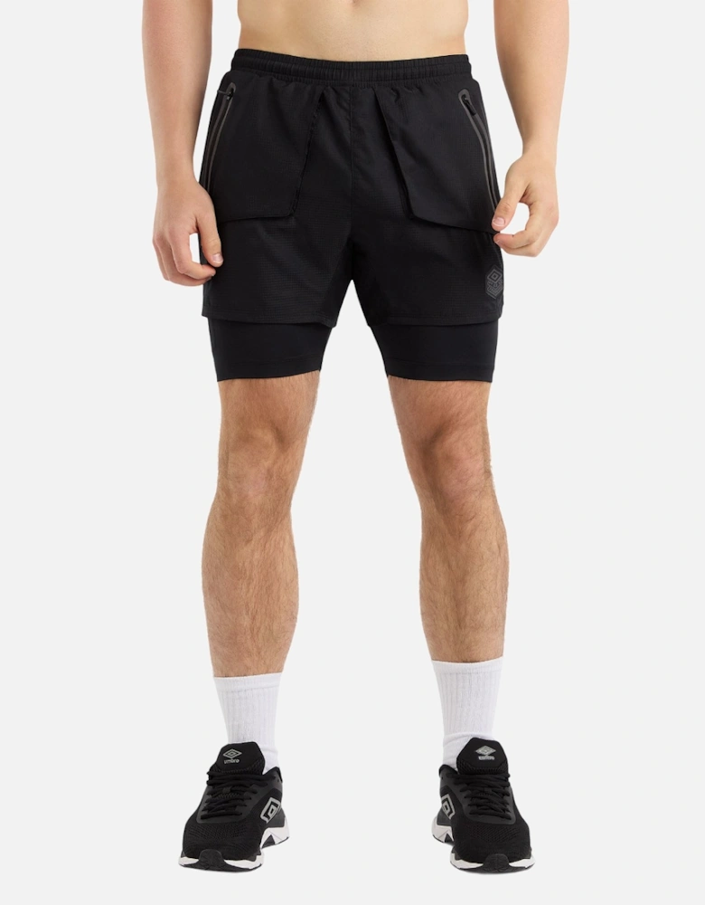 Mens Pro Training Elite Hybrid Short