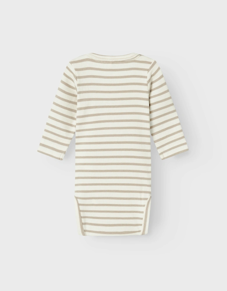 Baby Bani Long Sleeve Bodysuit Pure Cashmere