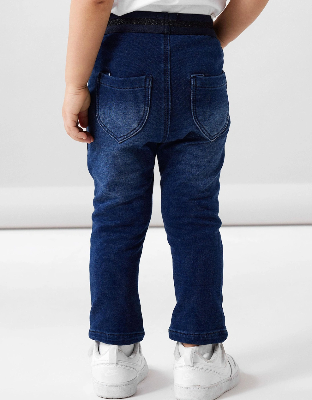 Girl's Salli Slim Jeans 1190 Dark Blue Denim