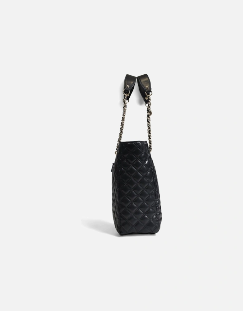 Black Plain Handbag - Womens Fall/Winter Collection Bags