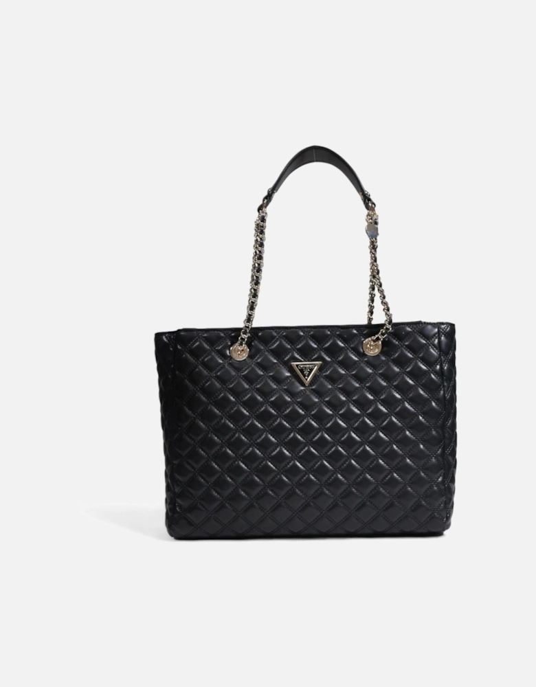 Black Plain Handbag - Womens Fall/Winter Collection Bags