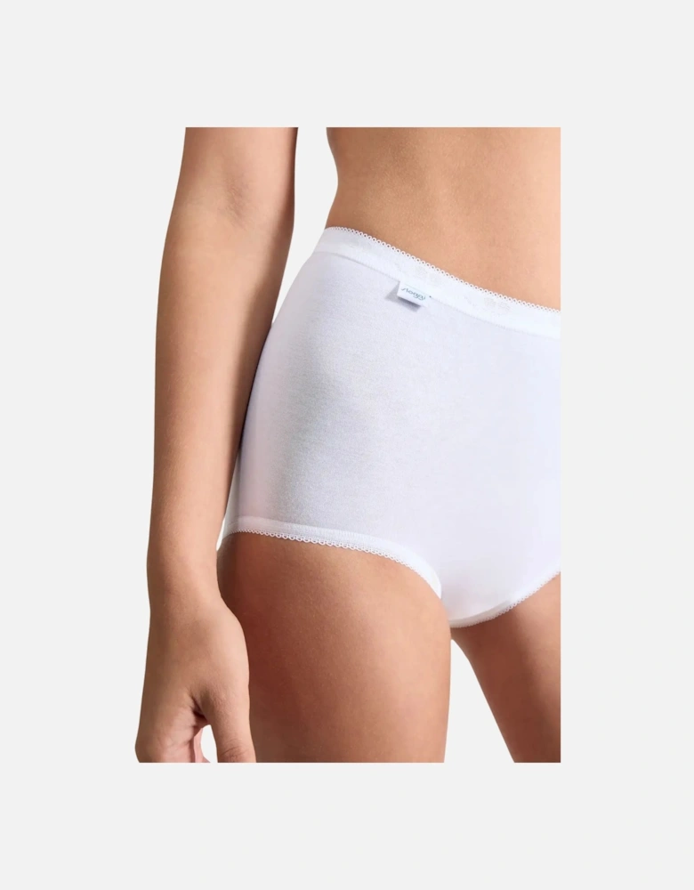 Basic+ 2-Pack Maxi Briefs, White