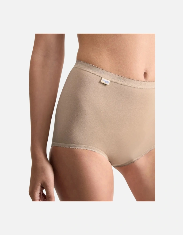 Basic+ 2-Pack Maxi Briefs, Skin