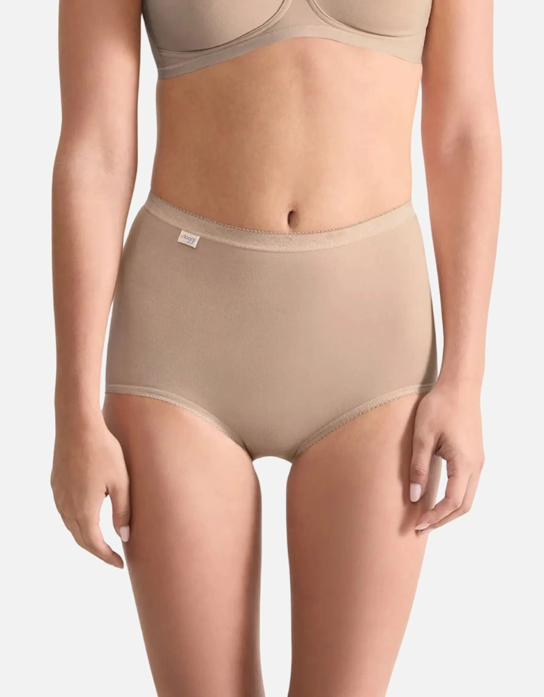 Basic+ 2-Pack Maxi Briefs, Skin