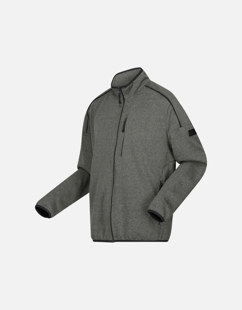 Mens Kassam Marl Full Zip Fleece Jacket