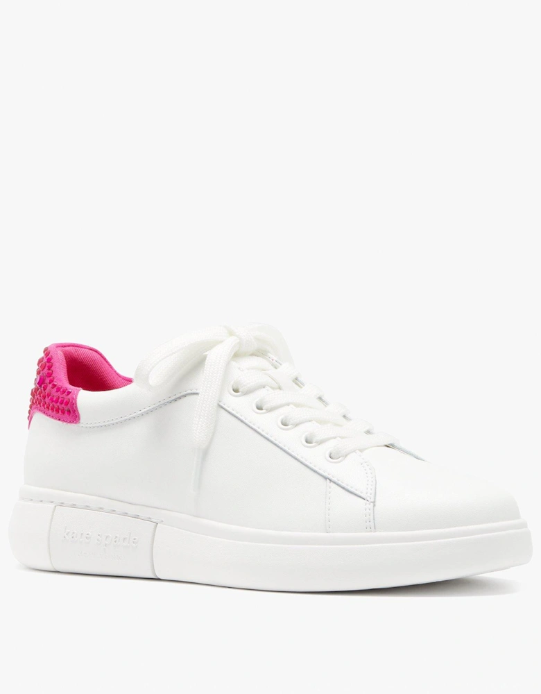 Lift Crystal Sneakers - Optic White