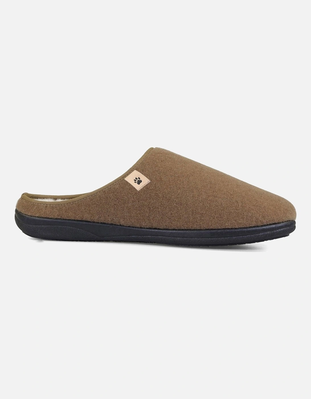 Padders Mens Felix Mens Extra Wide Slippers - Brown - Size: 6