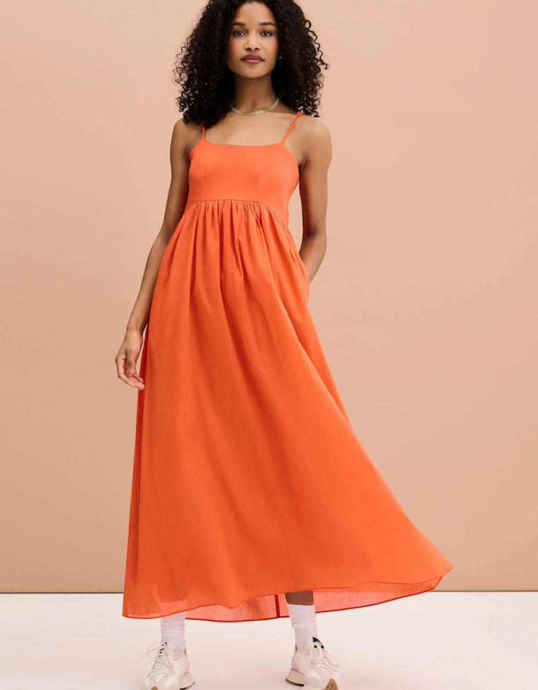 Thora Maxi Dress in Orange