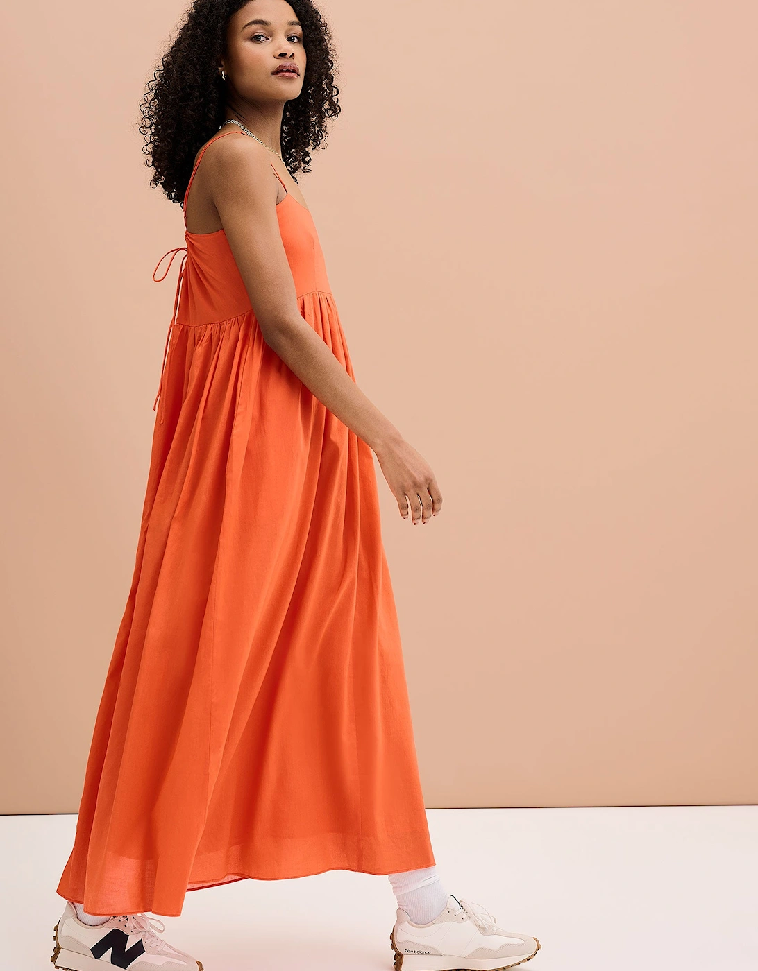 Thora Maxi Dress in Orange