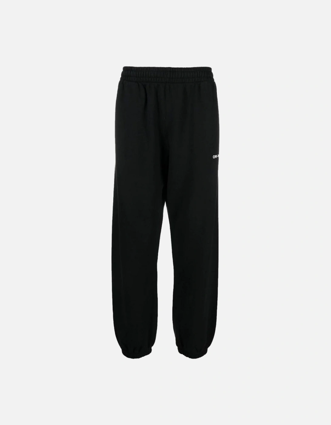 Caravag Diag Design Slim Cuffed Black Sweatpants, 3 of 2