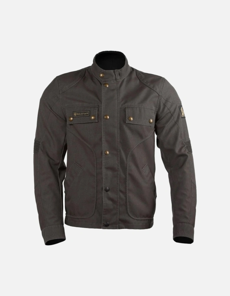 Johnsons Washed Grey Motorcycle Jacket