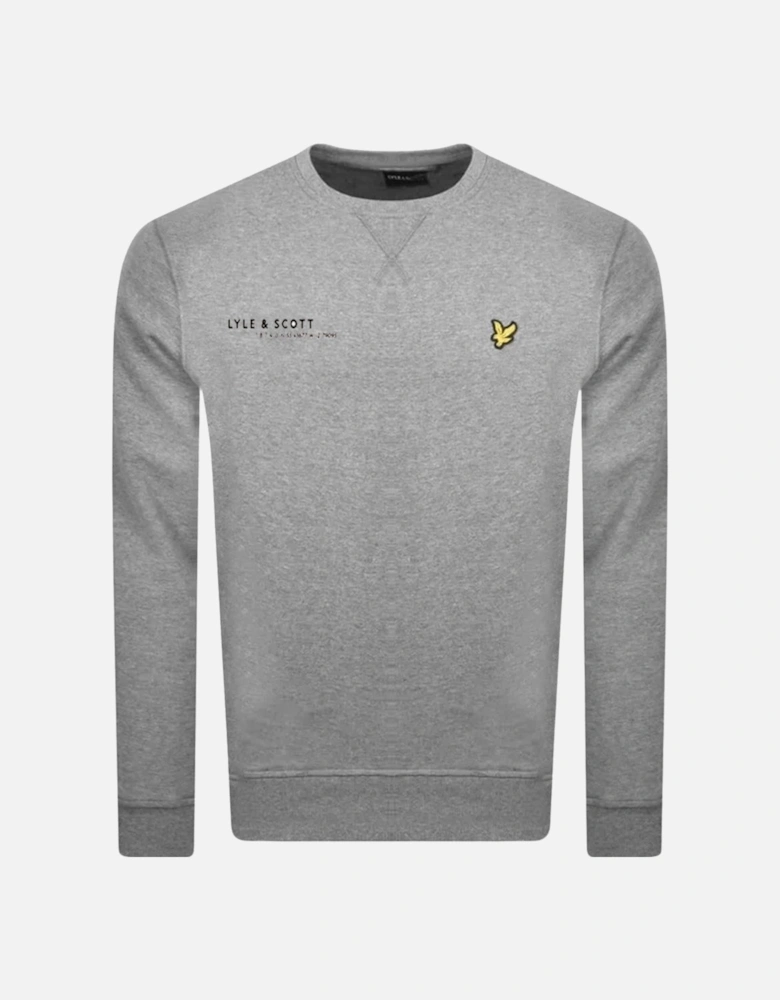 Lyle & Scott Co-Ordinate Print Logo Grey Sweatshirt