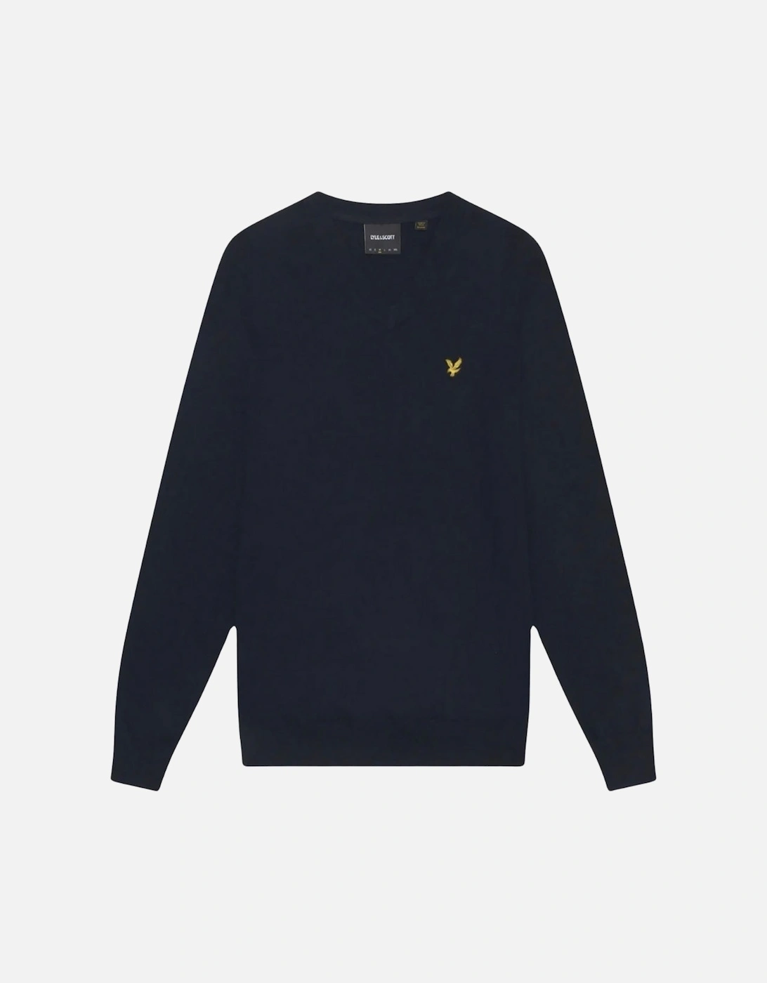 Lyle & Scott V-Neck Dark Navy Blue Pull Over Jumper, 2 of 1