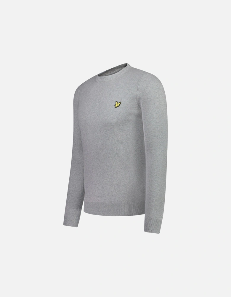 Lyle & Scott Crew Neck Mid Grey Pull Over Jumper