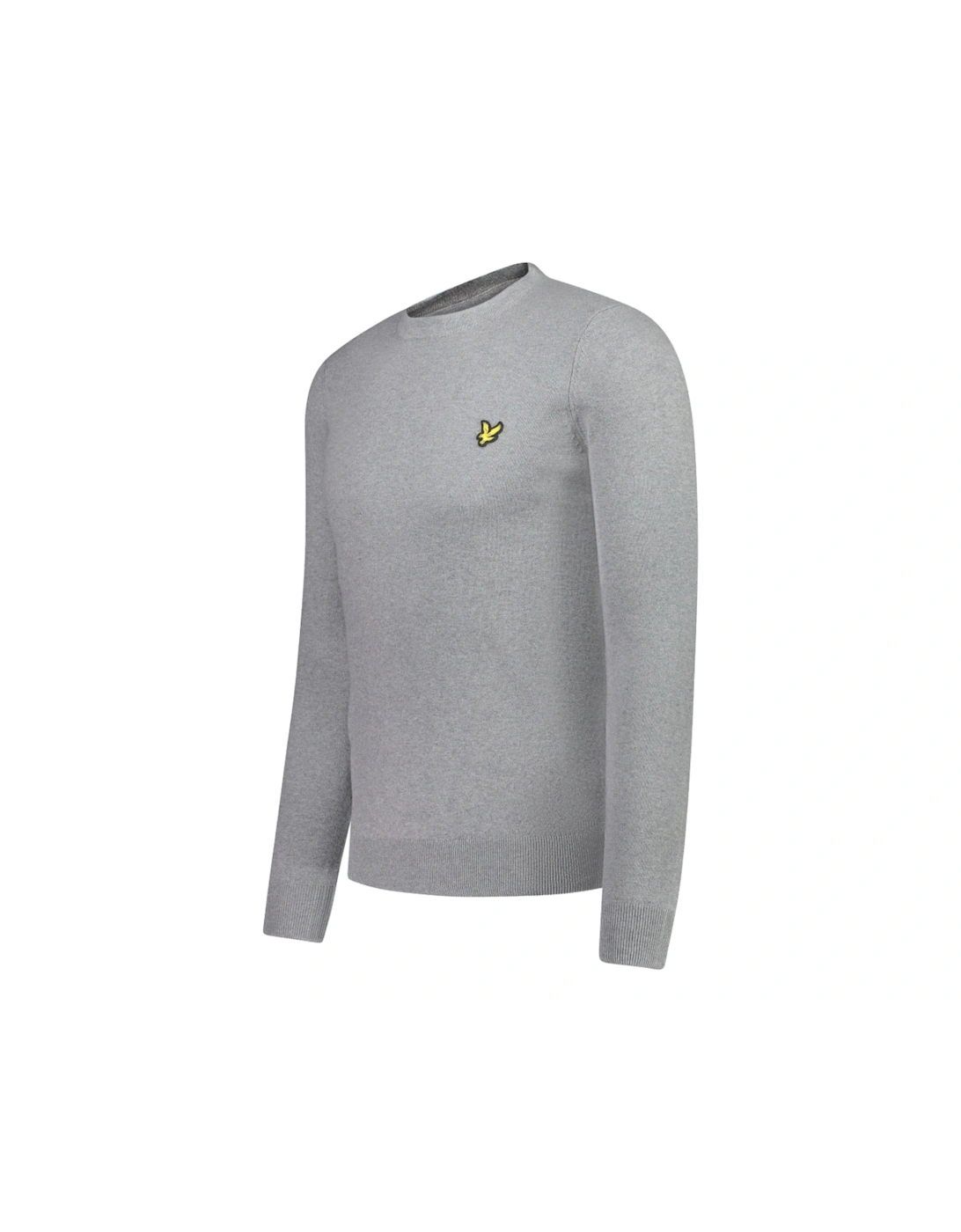 Men's Lyle & Scott Crew Neck Mid Grey Pull Over Jumper - Size: L