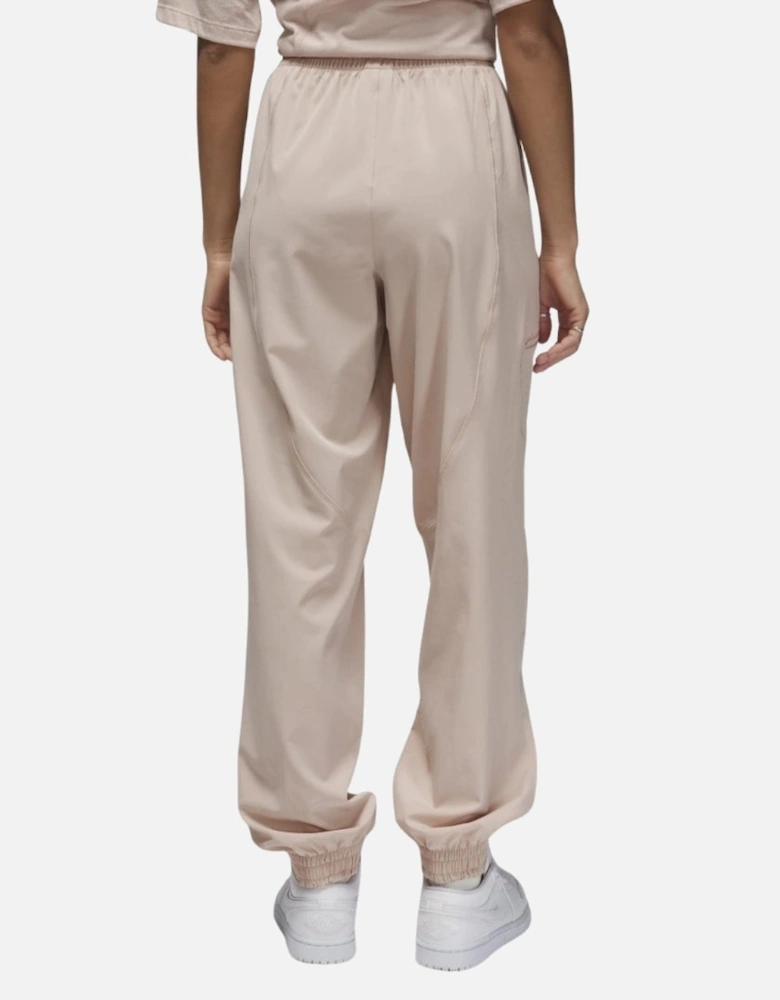 Jordan Logo Loose Fit Beige Sweatpants