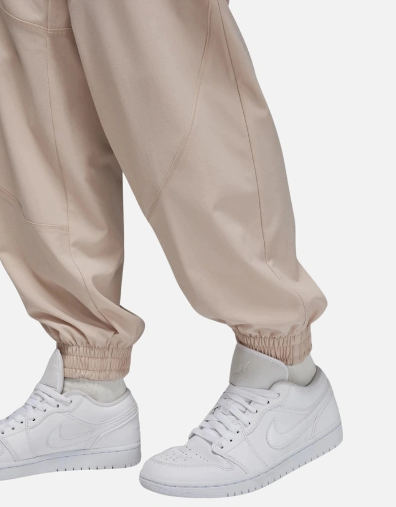 Jordan Logo Loose Fit Beige Sweatpants