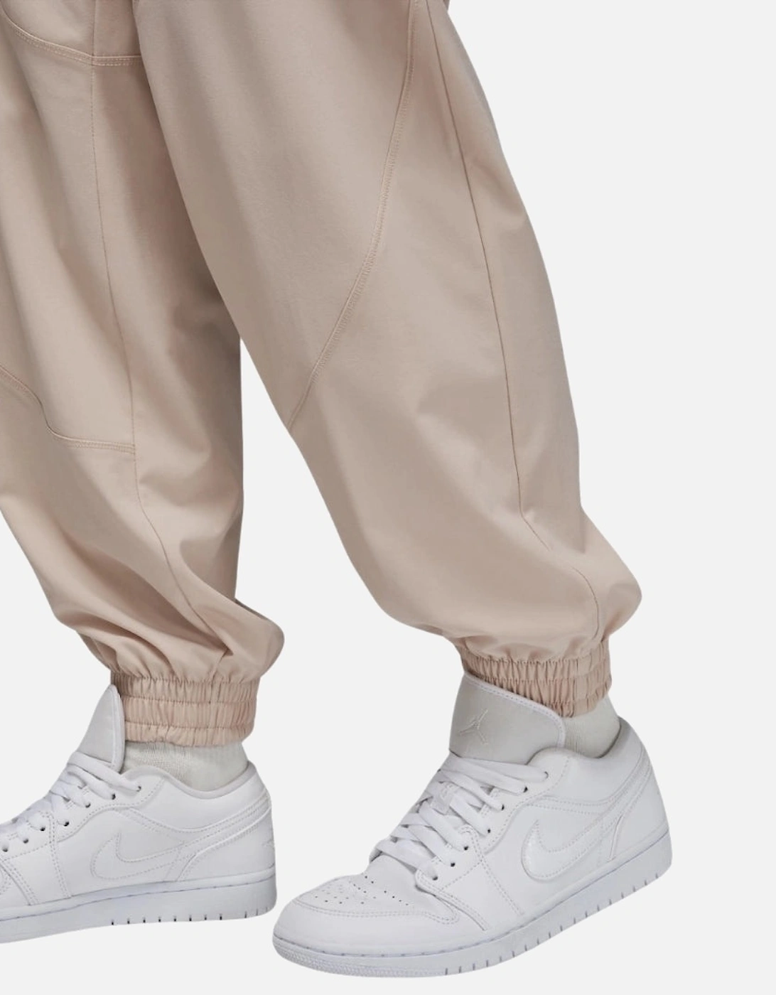 Jordan Logo Loose Fit Beige Sweatpants