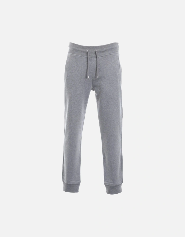 Plain Grey Cuffed Sweatpants