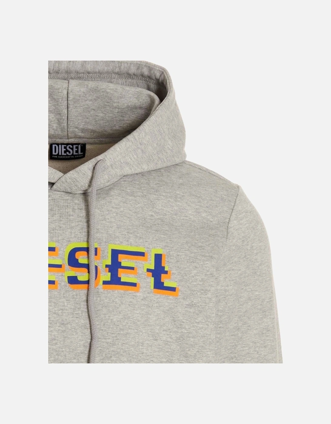 Pixel Logo Grey Hoodie