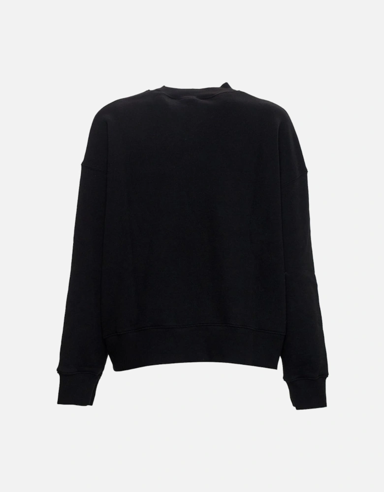 Croco Logo Black Jumper