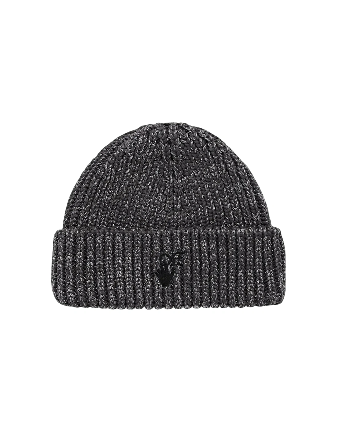 Men's Off-White Hand Off Logo Lurex Grey Beanie - Black