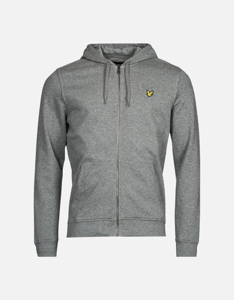 Lyle & Scott Grey Zip-Up Hoodie