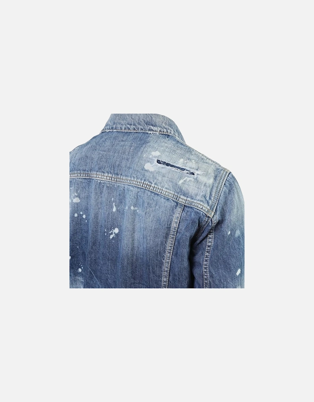 Dan Jean Navy Blue Denim Jacket