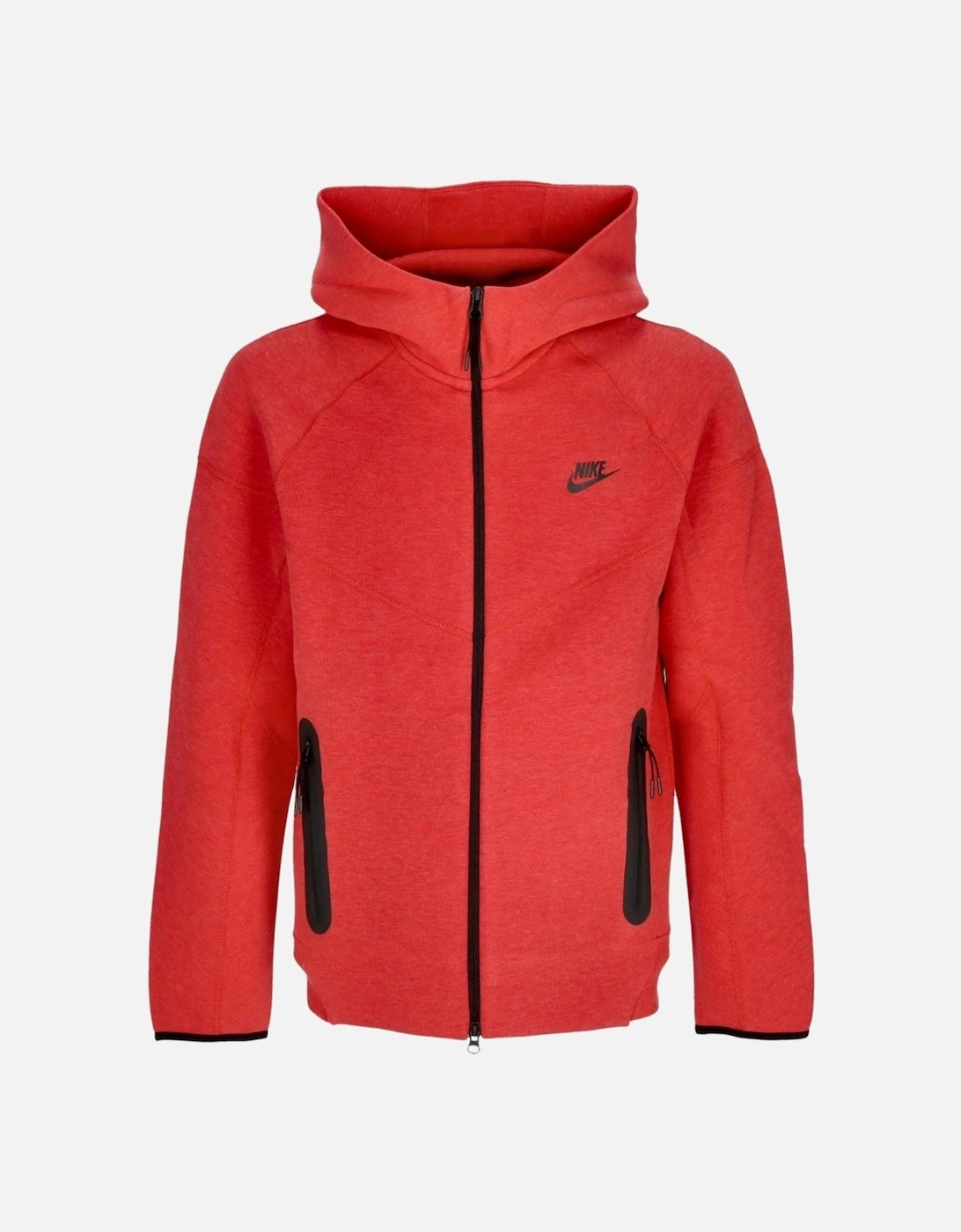 Tech Fleece Red Zip-Up Hoodie, 3 of 2