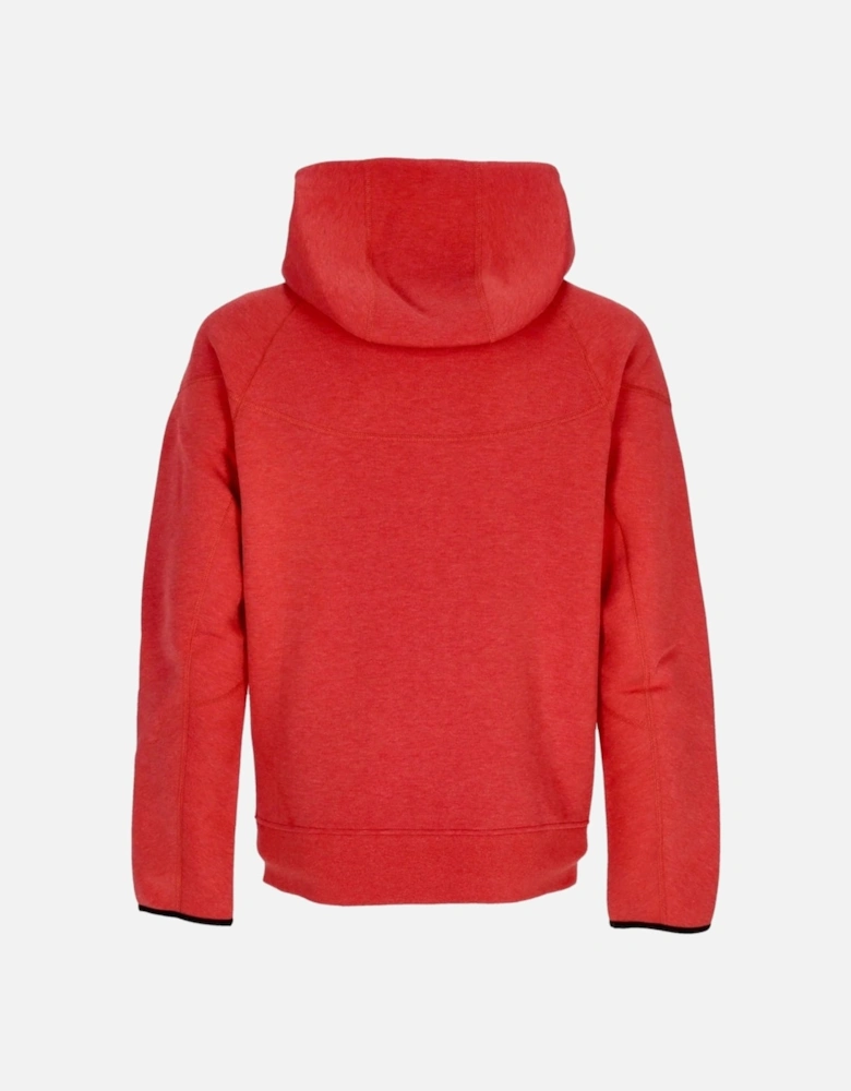 Tech Fleece Red Zip-Up Hoodie