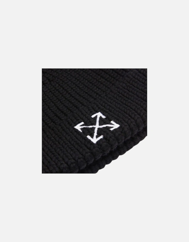 Arrow Logo Black Beanie