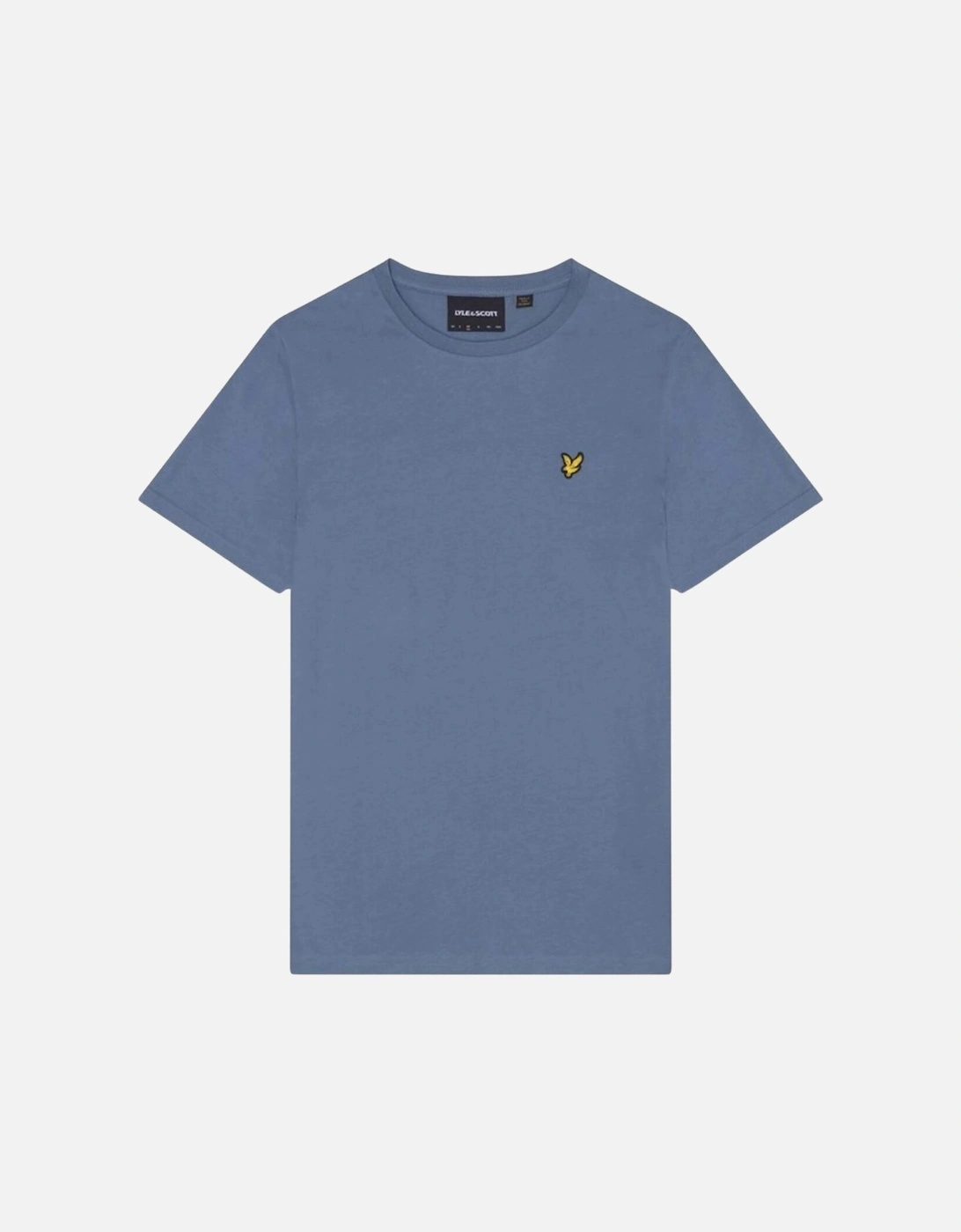 Lyle & Scott Branded Chest Logo Mist Blue T-Shirt, 2 of 1