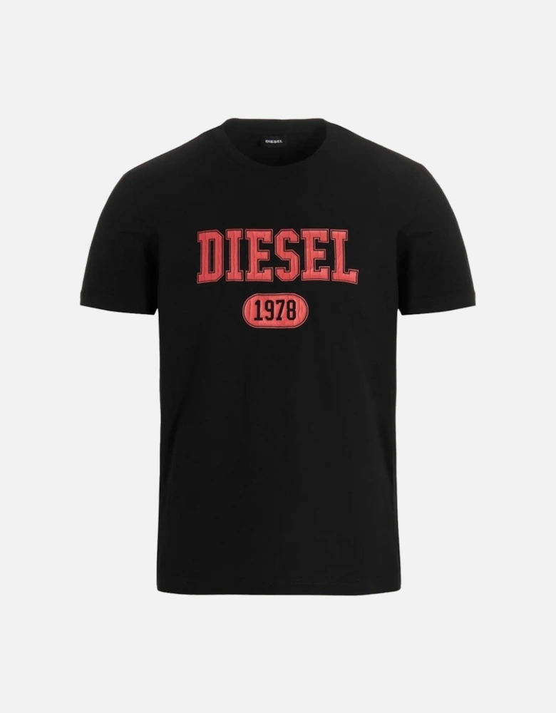 1976 Varsity Logo Black T-Shirt