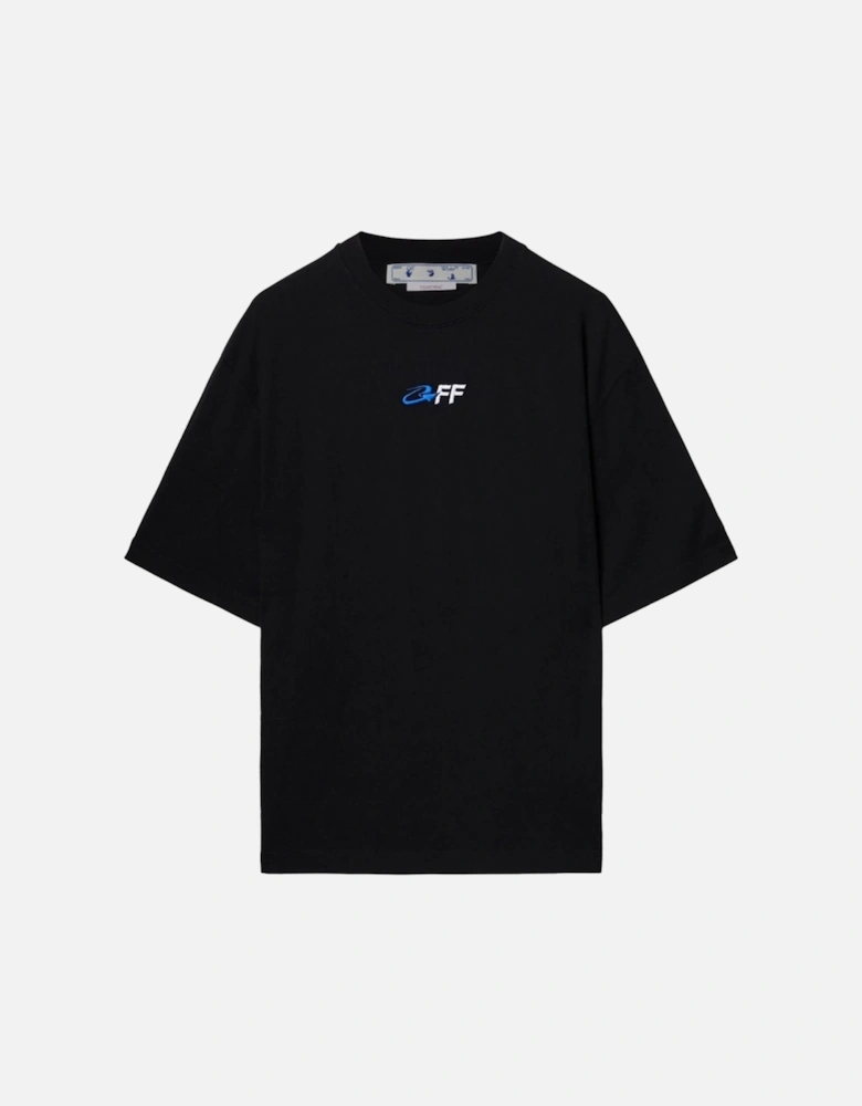 Exactly The Opposite Logo Oversized Fit Black T-Shirt