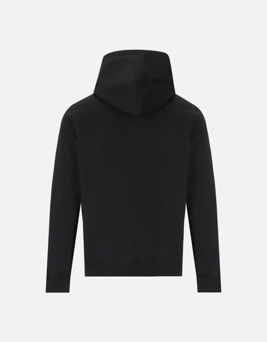 Torn Logo Black Hoodie