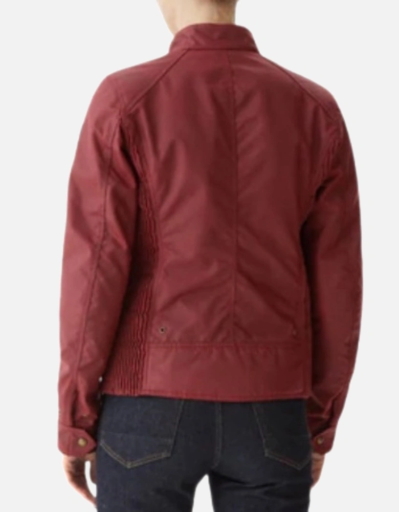 Antrim Waxed Cotton Racing Red Jacket